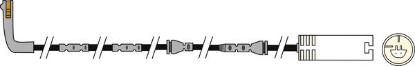 ABTEX AWL340 - Contact d'avertissement, usure des plaquettes de frein cwaw.fr