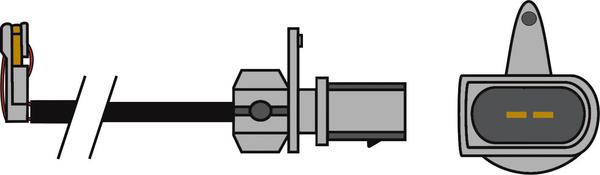 ABTEX AWL302 - Contact d'avertissement, usure des plaquettes de frein cwaw.fr