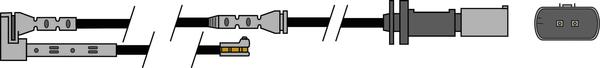 ABTEX AWL284 - Contact d'avertissement, usure des plaquettes de frein cwaw.fr