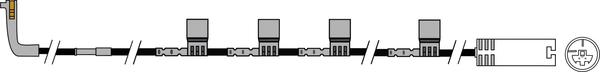 ABTEX AWL235 - Contact d'avertissement, usure des plaquettes de frein cwaw.fr