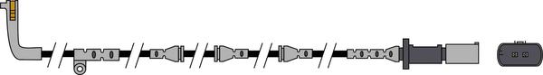 ABTEX AWL230 - Contact d'avertissement, usure des plaquettes de frein cwaw.fr