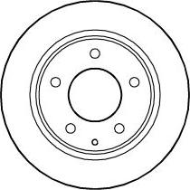 ABTEX BD453S - Disque de frein cwaw.fr