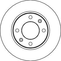 ABTEX BD403S - Disque de frein cwaw.fr