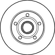 ABTEX BD595S - Disque de frein cwaw.fr