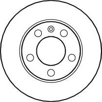 ABTEX BD593S - Disque de frein cwaw.fr