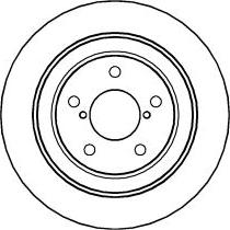 ABTEX BD534S - Disque de frein cwaw.fr