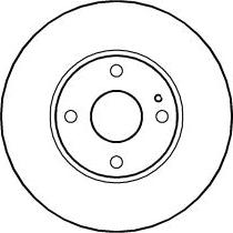 ABTEX BD665V - Disque de frein cwaw.fr