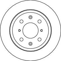 ABTEX BD165S - Disque de frein cwaw.fr