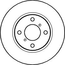 ABTEX BD1003S - Disque de frein cwaw.fr