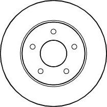 ABTEX BD1075S - Disque de frein cwaw.fr