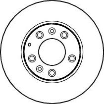 ABTEX BD1071S - Disque de frein cwaw.fr