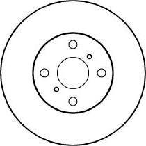 ABTEX BD1191V - Disque de frein cwaw.fr