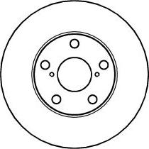 ABTEX BD1193V - Disque de frein cwaw.fr