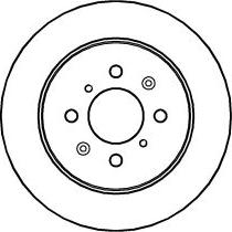 ABTEX BD1110S - Disque de frein cwaw.fr