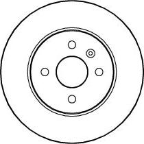 ABTEX BD1138S - Disque de frein cwaw.fr