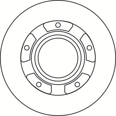 ABTEX BD1825S - Disque de frein cwaw.fr