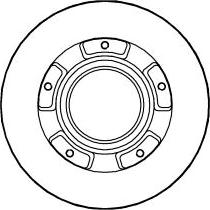 ABTEX BD1355S - Disque de frein cwaw.fr