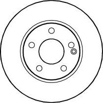 ABTEX BD1303V - Disque de frein cwaw.fr