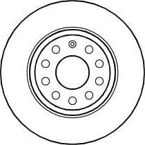 ABTEX BD1332S - Disque de frein cwaw.fr