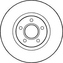 ABTEX BD1243V - Disque de frein cwaw.fr