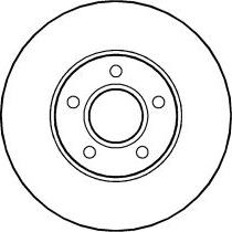 ABTEX BD1242V - Disque de frein cwaw.fr