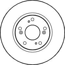 ABTEX BD1267V - Disque de frein cwaw.fr