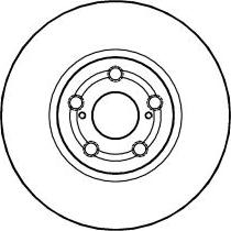 ABTEX BD1219V - Disque de frein cwaw.fr