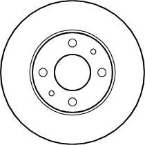 ABTEX BD177S - Disque de frein cwaw.fr