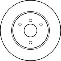 ABTEX BD849S - Disque de frein cwaw.fr