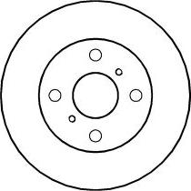 ABTEX BD853V - Disque de frein cwaw.fr