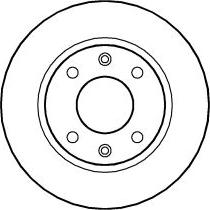 ABTEX BD834S - Disque de frein cwaw.fr