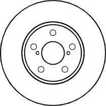 ABTEX BD833V - Disque de frein cwaw.fr