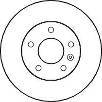 ABTEX BD827S - Disque de frein cwaw.fr