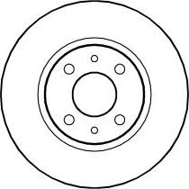 ABTEX BD341V - Disque de frein cwaw.fr