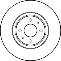 ABTEX BD343V - Disque de frein cwaw.fr