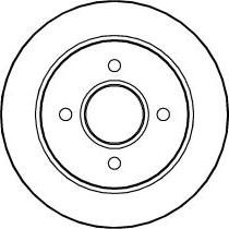 ABTEX BD355V - Disque de frein cwaw.fr