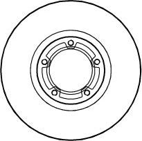 ABTEX BD356V - Disque de frein cwaw.fr