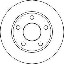 ABTEX BD379S - Disque de frein cwaw.fr