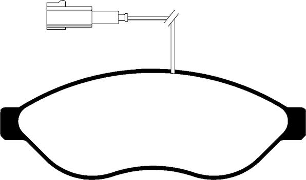 ABTEX PLU1326 - Kit de plaquettes de frein, frein à disque cwaw.fr