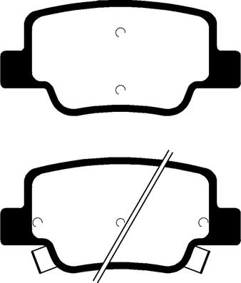 ABTEX PLU2146 - Kit de plaquettes de frein, frein à disque cwaw.fr