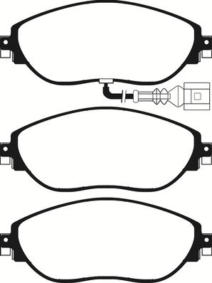 ABTEX PLU2188 - Kit de plaquettes de frein, frein à disque cwaw.fr