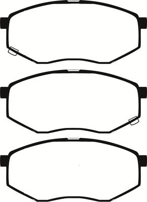 ABTEX PLU2120 - Kit de plaquettes de frein, frein à disque cwaw.fr