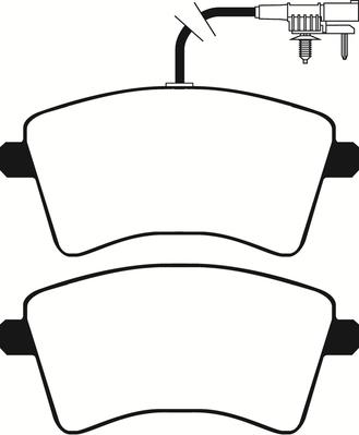 ABTEX PLU2234 - Kit de plaquettes de frein, frein à disque cwaw.fr