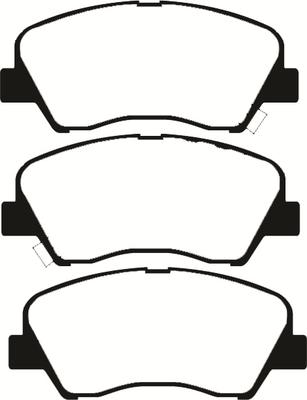 ABTEX PLU2230 - Kit de plaquettes de frein, frein à disque cwaw.fr