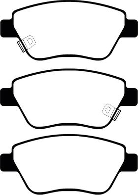 ABTEX PLU2225 - Kit de plaquettes de frein, frein à disque cwaw.fr