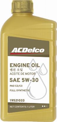 ACDelco 19521033 - Huile moteur cwaw.fr