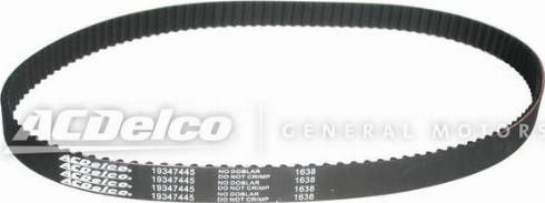 ACDelco 19347445 - Courroie de distribution cwaw.fr