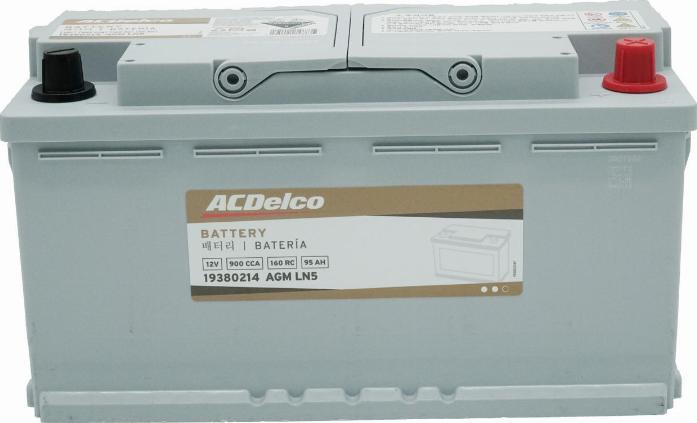 ACDelco 19380214 - Batterie de démarrage cwaw.fr