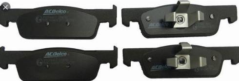 ACDelco 19374467 - Kit de plaquettes de frein, frein à disque cwaw.fr