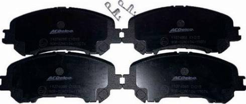 ACDelco 19374088 - Kit de plaquettes de frein, frein à disque cwaw.fr